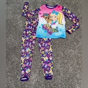 Jojo Siwa jammies from climate right by cuddl duds